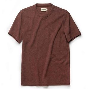 Taylor Stitch Heavy Bag Waffle Shirt (Burgundy)